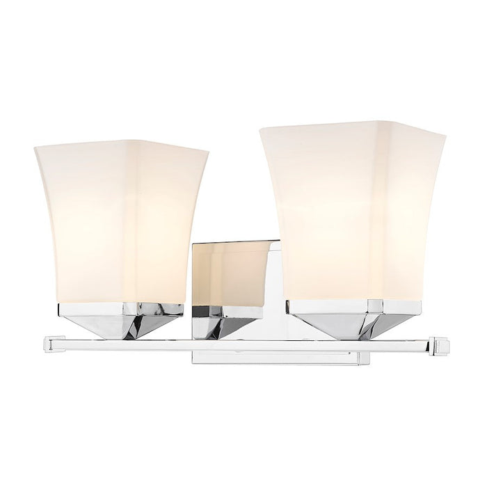 Z-Lite Darcy 2 Light Vanity, Etched Opal