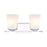 Z-Lite Darcy 2 Light Vanity, Etched Opal