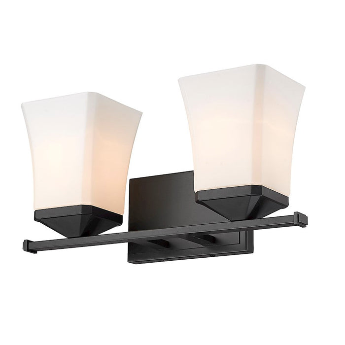 Z-Lite Darcy 2 Light Vanity, Etched Opal