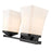 Z-Lite Darcy 2 Light Vanity, Etched Opal