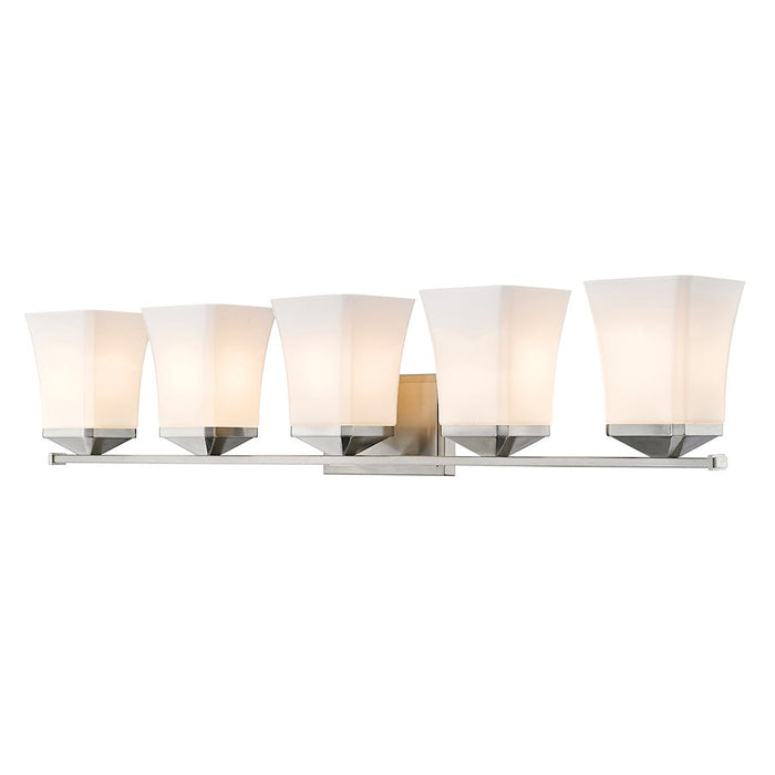 Z-Lite Darcy 5 Light Vanity, Etched Opal