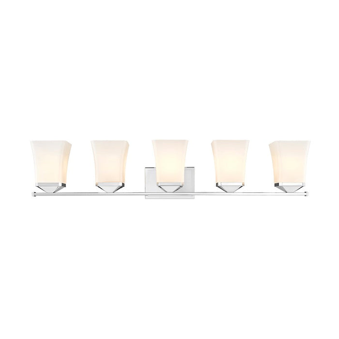 Z-Lite Darcy 5 Light Vanity, Etched Opal