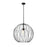 Z-Lite Elle 1 Light 24" Pendant, Matte Black/Clear - 1940P24-MB