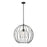 Z-Lite Elle 1 Light Pendant, Matte Black/Clear