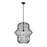 Z-Lite Orsay 1 Light 24" Pendant, Matte Black/Clear - 1941P24-MB