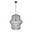 Z-Lite Orsay 1 Light Pendant, Matte Black/Clear