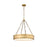 Z-Lite Anders 3 Light 22" Pendant, Rubbed Brass/Marbling - 1944P22-RB-LED