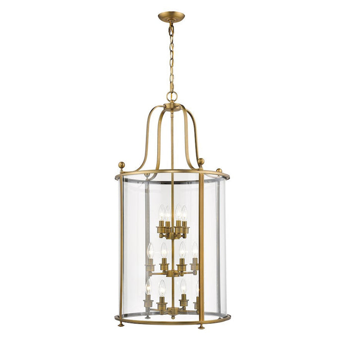 Z-Lite 12 Light Wyndham 21" Chandelier, Heirloom Brass - 205-12HB