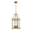 Z-Lite 4 Light Wyndham 11" Chandelier, Heirloom Brass - 205-4HB