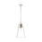 Z-Lite Wentworth 1 Light 12" Pendant in Polished Nickel/Clear - 2300P12-PN