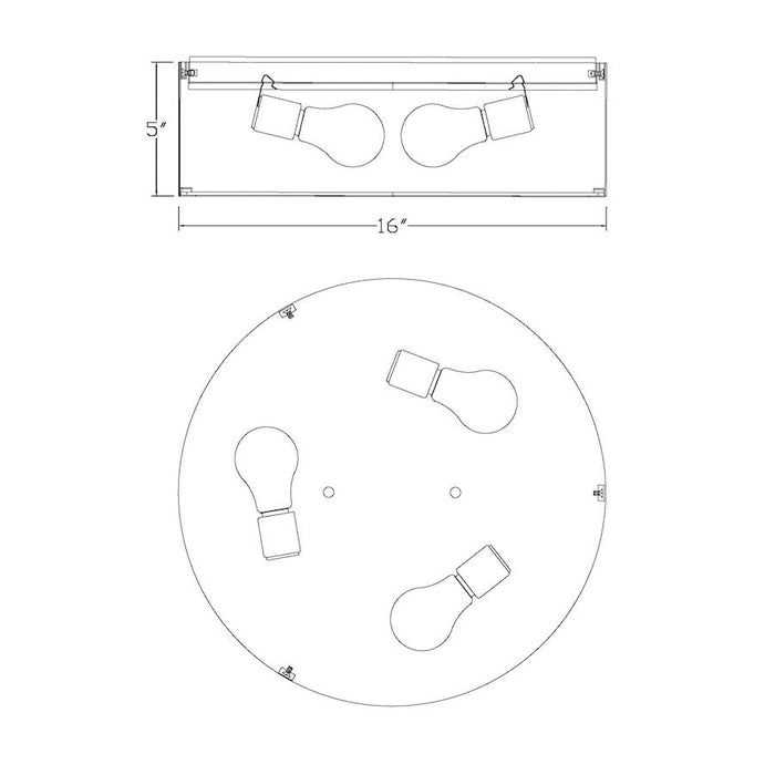 Z-Lite Harley Flush Mount