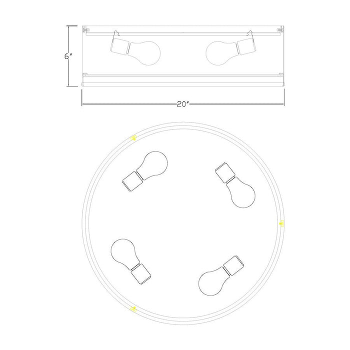 Z-Lite Arlo 1 Light Flush Mount