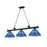 Z-Lite Cordon 3 Light Billiard, Matte Black/Dark Blue - 2306-3MB-ARDB