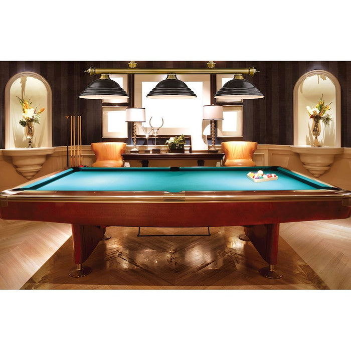 Z-Lite Cordon 58" Billiard, Rubbed Brass