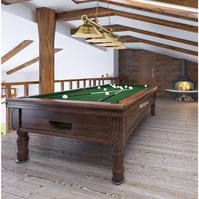 Z-Lite Cordon 58" Billiard, Rubbed Brass