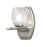 Z-Lite Haan 1 Light Wall Sconce, Brushed Nickel/Matte Opal - 3017-1V