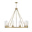 Z-Lite Beau Chandelier, Rubbed Brass/Clear