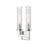 Z-Lite Beau 2 Light Wall Sconce in Polished Nickel/Clear - 3031-2S-PN