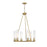 Z-Lite Beau Chandelier, Rubbed Brass/Clear