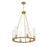 Z-Lite Beau Chandelier, Rubbed Brass/Clear