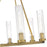 Z-Lite Beau Chandelier, Rubbed Brass/Clear