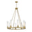 Z-Lite Beau 8 Light Chandelier, Rubbed Brass/Clear - 3031-8RB