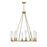 Z-Lite Beau Chandelier, Rubbed Brass/Clear