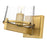 Z-Lite Callista 1 Light Vanity, Rubbed Brass/Clear