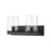 Z-Lite Callista 2 Light Vanity in Matte Black/Clear - 3032-2V-MB