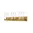 Z-Lite Callista 3 Light Vanity, Rubbed Brass/Clear