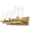 Z-Lite Callista 3 Light Vanity, Rubbed Brass/Clear