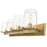 Z-Lite Callista 4 Light Vanity, Rubbed Brass/Clear