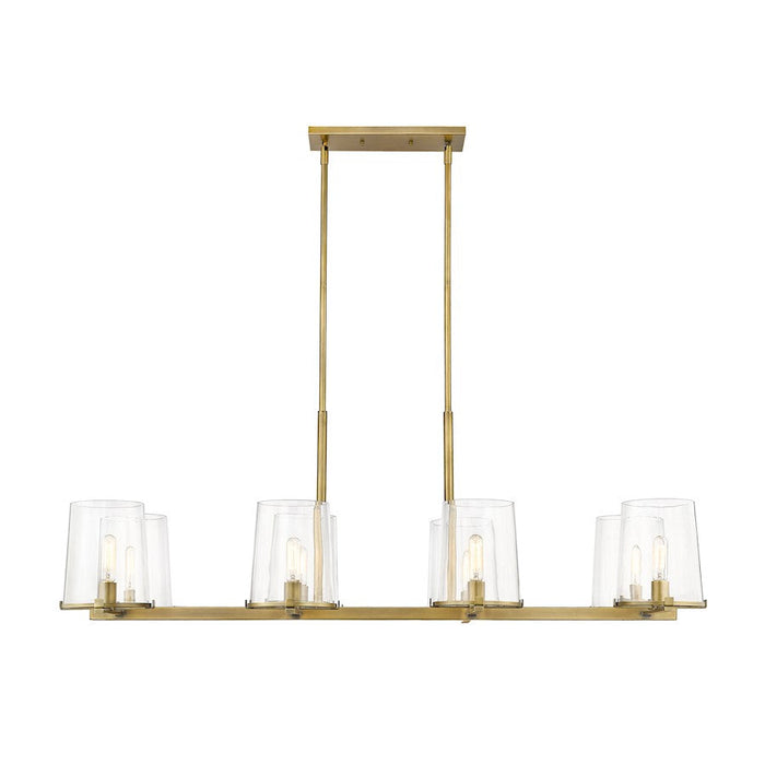 Z-Lite Callista Island, Rubbed Brass/Clear