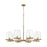 Z-Lite Callista 8 Light Chandelier, Rubbed Brass/Clear - 3032-8RB