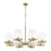 Z-Lite Callista Chandelier, Rubbed Brass/Clear