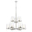 Z-Lite Callista 9 Light Chandelier in Polished Nickel/Clear - 3032-9PN