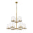 Z-Lite Callista 9 Light Chandelier, Rubbed Brass/Clear - 3032-9RB