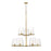 Z-Lite Callista Chandelier, Rubbed Brass/Clear