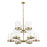 Z-Lite Callista Chandelier, Rubbed Brass/Clear