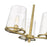 Z-Lite Callista Chandelier, Rubbed Brass/Clear