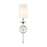 Z-Lite Emily 1 Light Wall Sconce, Off White