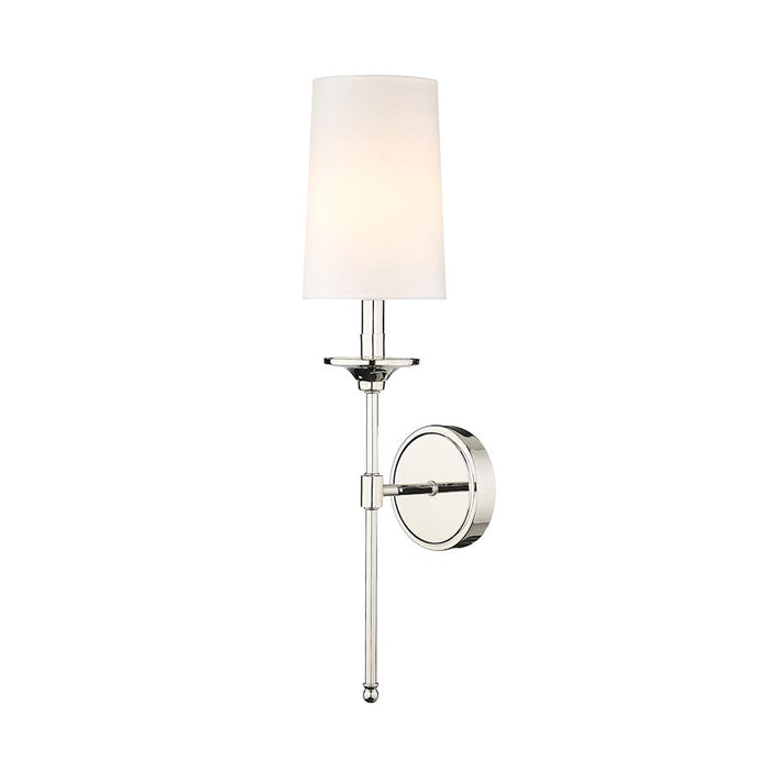 Z-Lite Emily 1 Light Wall Sconce, Off White