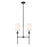 Z-Lite Emily 2 Light Chandelier, Off White