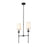 Z-Lite Emily 2 Light Chandelier, Off White