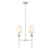 Z-Lite Emily 2 Light Chandelier, Off White