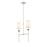 Z-Lite Emily 2 Light Chandelier, Off White