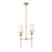 Z-Lite Emily 2 Light Chandelier, Off White