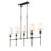 Z-Lite Emily 5 Light Chandelier, Off White