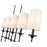 Z-Lite Emily 5 Light Chandelier, Off White