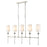 Z-Lite Emily 5 Light Chandelier, Polished Nickel/Off White - 3033-5L-PN